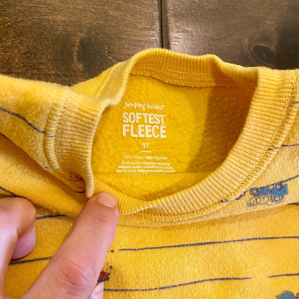 Jumping Beans 3T Fleece Sweatshirt - Picture 4 of 4